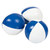 Jonglierbälle ø 6,8 cm, 3er Set, blau/weiß