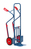 fetra® Paketkarre, 300 kg Tragkraft, Schaufel 250/500 x 320/250, Höhe 1300 mm, Vollgummiräder, Gleitkufen