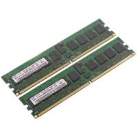 Samsung DDR2-RAM 2GB-Kit 2x1GB PC2-5300P ECC 1R - M393T2950EZA-CE6