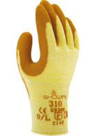 SHOWA 310 gelb/orange | Arbeitshandschuhe Allzweckhandschuhe | Gr. M | Verfügbare Größen S-XL