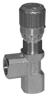 FT 1254/5-14, Angle flow control shutoff valve-unidirectional 1/4 BSP