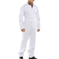 BEESWIFT BOILERSUIT CTN DRILL WHT 34