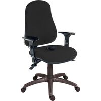 Ergo Comfort 24 hourt high back operators chair with lumbar pump - fabric