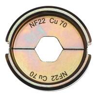Presseinsatz NF22 Cu 70 für hydraulisches Akku-Presswerkzeug
