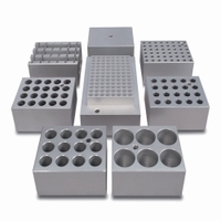 Aluminiumblöcke für Blockthermostate Serie BH-200 | Für: 20 Tubes mit Ø 12,5 mm