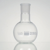 100ml Ballon à fond plat LLG avec rodage normalisé verre borosilicate 3.3
