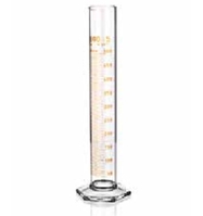 Messzylinder Borosilikatglas 3.3 hohe Form Klasse B braun graduiert | Nennvolumen: 500 ml