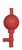 LLG-Safety pipette bulb rubber red Type LLG-Safety pipette bulb normal