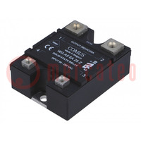 Relay: solid state; Ucntrl: 90÷280VAC; 25A; 24÷280VAC; -20÷80°C