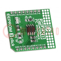 Click board; basetta prototipo; Comp: AT24CM02; memoria EEPROM