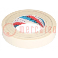 Tape: heat transfer; W: 25mm; L: 25m; Thk: 0.2mm; 1W/mK; PET; UL94V-0