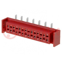 Wire-board; socket; female; PIN: 14; SMT; on PCBs; 30V; 1A; -40÷105°C