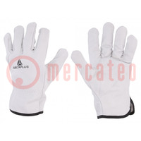 Guantes protectores; Medida: 9; cuero natural; FBN49