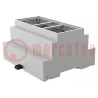 Enclosure: for DIN rail mounting; Y: 90mm; X: 106mm; Z: 53mm; PPO