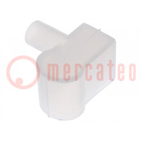 Stopper; silicone; with hole