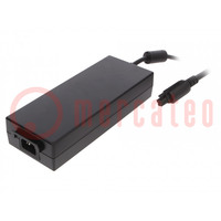Power supply: switched-mode; 19VDC; 10.6A; 200W; 80÷264VAC; 0÷60°C
