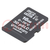 Speicherkarte; Industrie; 3D pSLC,microSD; UHS I U1; 16GB; 0÷70°C