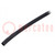 Insulating tube; PVC; black; -20÷125°C; Øint: 3mm; L: 10m; UL94V-0