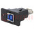 Adapter; USB-A aansluiting,USB-B-aansluiting; SLIM; USB 3.0