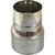 Reducción tubo chimenea acero inoxidable - 140-120 mm