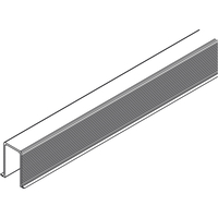 Produktbild zu HAWA Führungsschiene Holztüren Länge 1300 mm Kunststoff schwarz