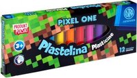 Plastelina Astra Astrakids Pixel One, 12 kolorów