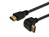 Kabel HDMI kątowy złoty v1.4 3D, 4Kx2K, 1.5m, wielopak 10 szt., CL-04