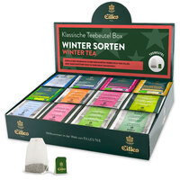 WINTER Mischbox mit 12 Sorten EILLES Teebeutel für die festliche Jahreszeit
