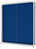 Schaukasten Premium Plus, Innenbereich, 12xA4, Filz, Schiebetür, Glas, blau