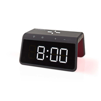 Nedis WCACQ30BK despertador Reloj despertador digital Negro
