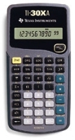 Texas Instruments TI-30XA számológép Hordozható Tudományos számológép Szürke
