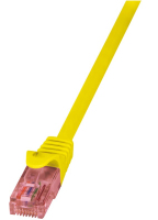 LogiLink Cat.6 U/UTP, 0.5m kabel sieciowy Żółty 0,5 m Cat6 U/UTP (UTP)