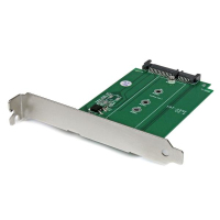 StarTech.com Adaptateur SSD M.2 NGFF vers SATA - Convertisseur de lecteur à état solide à montage dans slot d'extension