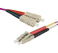 CUC Exertis Connect 392800 câble de fibre optique 0,5 m SC LC OM4 Violet