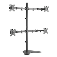 LogiLink BP0046 monitor mount / stand 81.3 cm (32") Stainless steel Desk