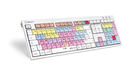 Logickeyboard LKB-PT-CWMU-DE Tastatur USB QWERTZ Deutsch Mehrfarbig