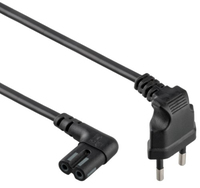 Gembird PC-184L power cable Black 1 m CEE7/16 C7 coupler