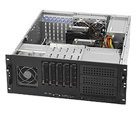 Supermicro SuperChassis 842TQC-668B Rack Fekete, Szürke 668 W