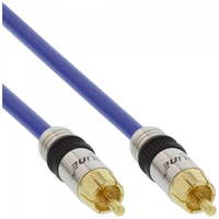InLine 4043718108381 audio kabel 30 m RCA Blauw