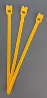FASTECH ETK-7-200-0208 Kabelbinder Kabelbinder mit Klettverschluss Trikot Gelb 100 Stück(e)