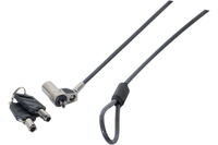 Dacomex 915015 câble antivol Noir, Acier inoxydable 2 m