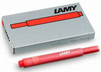 Lamy T10 Rood 5 stuk(s)