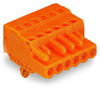 Wago 231-302/008-000 connecteur de fils Female connector/socket Orange