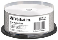 Verbatim DataLifePlus BD-R 50 GB 25 stuk(s)