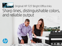 HP 727 300-ml Gray DesignJet Ink Cartridge