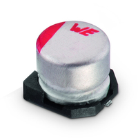 Würth Elektronik WCAP-ASLI différente capacité Aluminium, Rouge Condensateur fixe Cylindrique CC