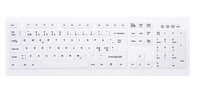 CHERRY AK-C8100F-FUS-W/NOR Tastatur RF Wireless QWERTY Norwegisch Weiß