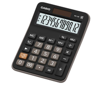 Casio MX-12B calculator Pocket Basisrekenmachine Zwart