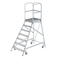 MUNK 51107 ladder Platformladder Grijs