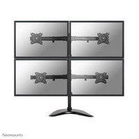 Neomounts NM-D335D4BLACK asztali TV konzol 68,6 cm (27") Fekete